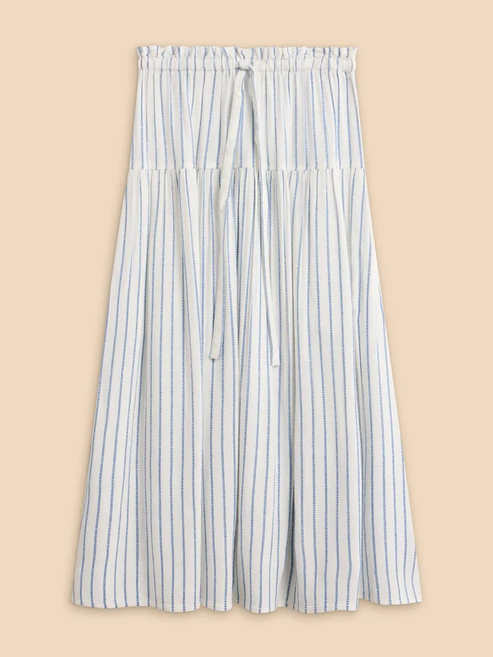 Women White Stuff Clothing Seema Eco Vero Stripe Skirt Women White Stuff Clothing Seema Eco Vero Stripe Skirt