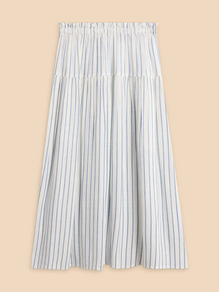 Women White Stuff Clothing Seema Eco Vero Stripe Skirt Women White Stuff Clothing Seema Eco Vero Stripe Skirt