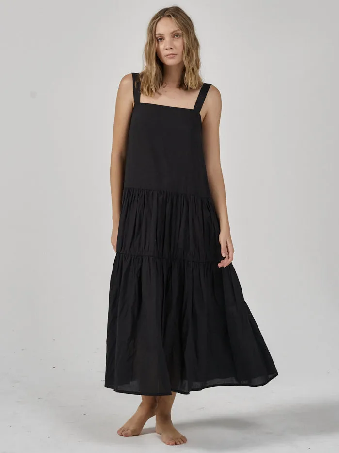 Womens Division Mid Length Dress Black Thrills Dresses