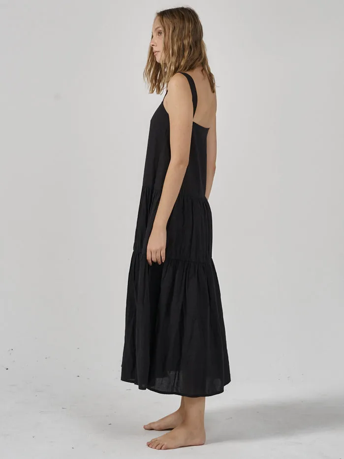 Womens Division Mid Length Dress Black Thrills Dresses