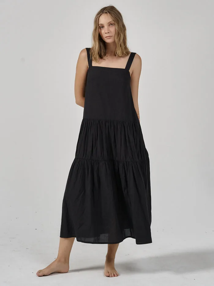 Womens Division Mid Length Dress Black Thrills Dresses
