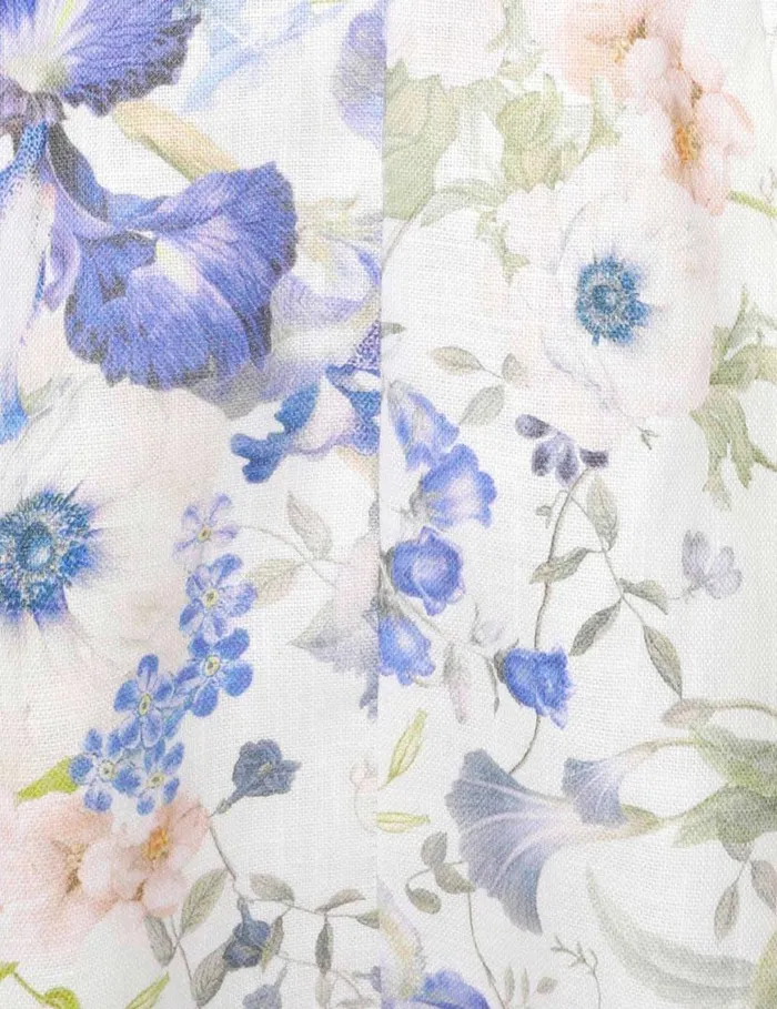 Zimmermann Shorts and Pants Natura Tuck Short Blue Garden Print 8211 Women