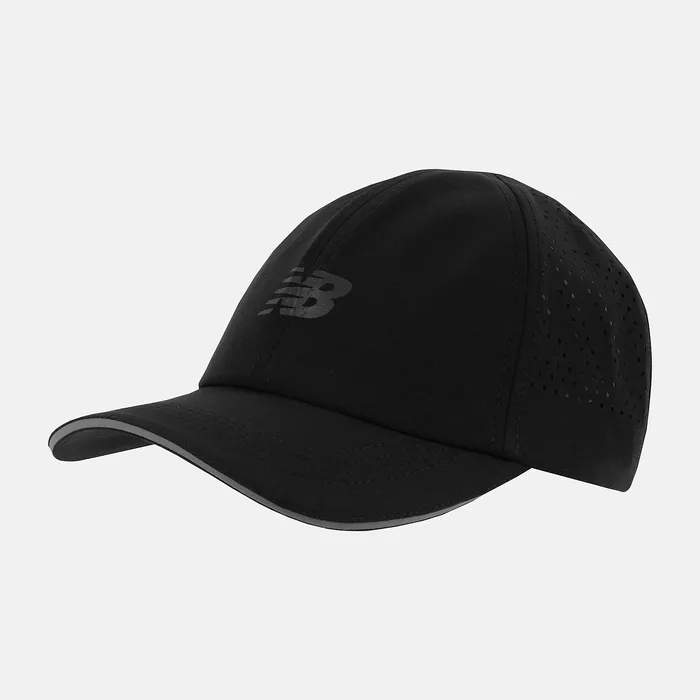 6 Panel Laser Performance Hat BLACK MenWomen Hats New Balance