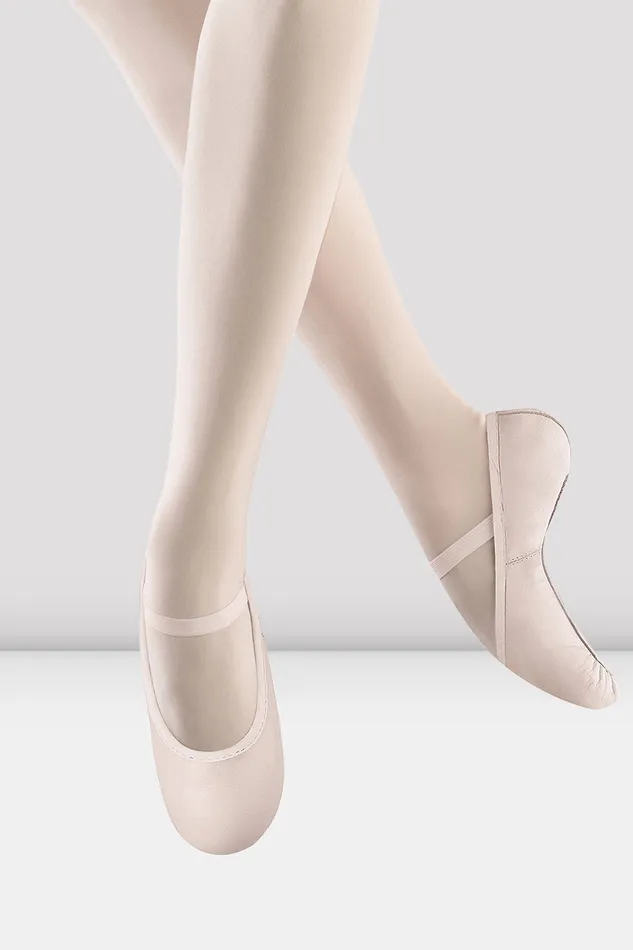 Adult Ballet Bloch Ladies Belle Leather Ballet Shoes Theatrical Pink Leather