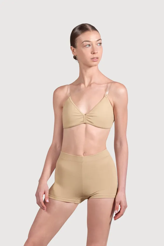 Adult Bloch Ladies Deva V Front Bra Sand Underwear