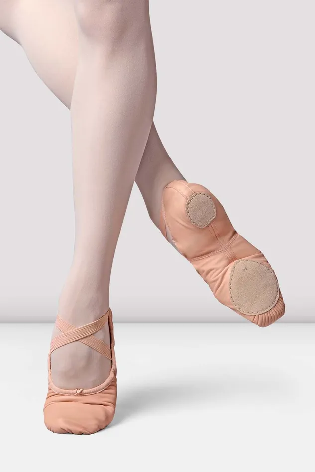 Adult Ladies Precision Leather Ballet Shoes Pink Leather Ballet Bloch