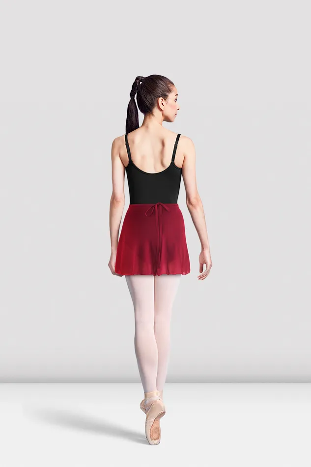 Adult Ladies Vera Wrap Ballet Skirt Red Basics Bloch