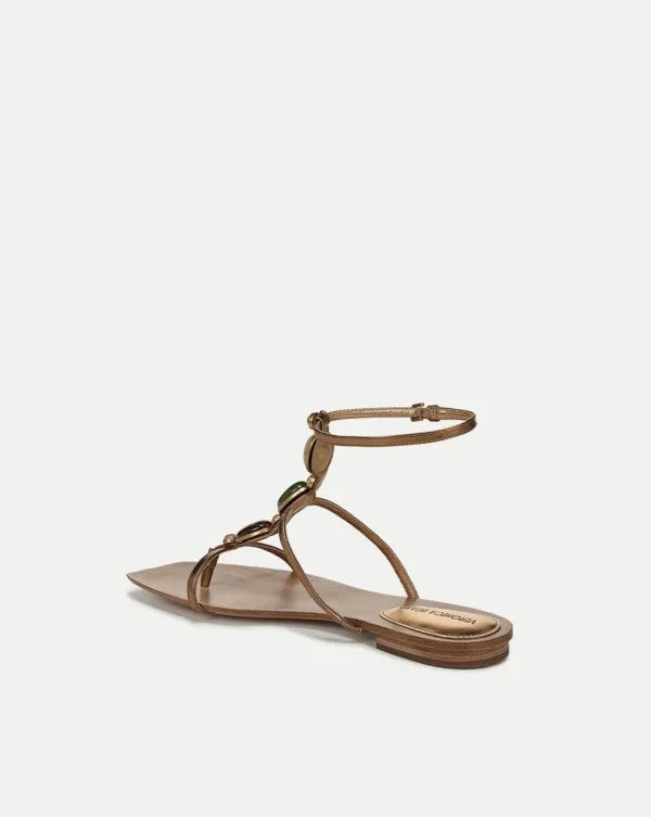 Alba Gemstone Sandal Gold Women Veronica Beard Shoes