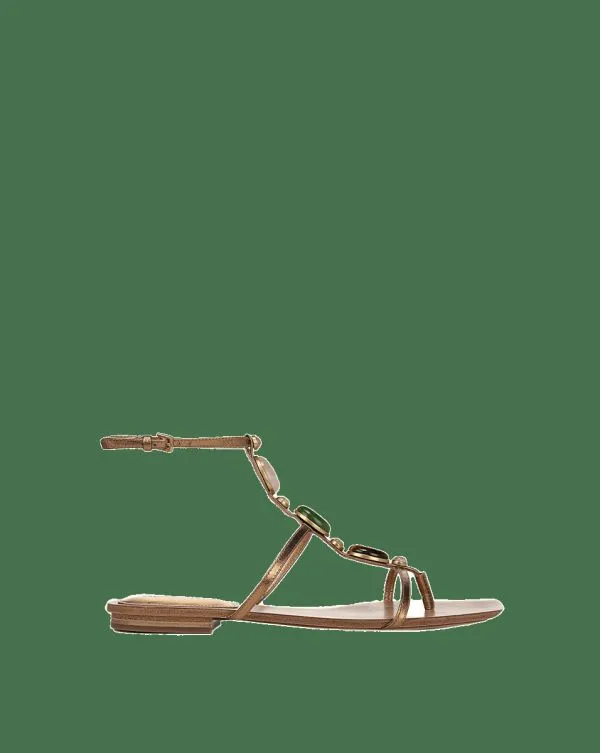 Alba Gemstone Sandal Gold Women Veronica Beard Shoes