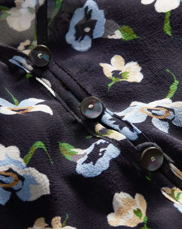 Alec Floral Blouse Navy Multi Women Veronica Beard Tops Alec Floral Blouse Navy Multi Women Veronica Beard Tops