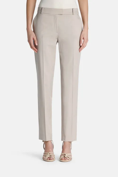 Alpaca Alpaca Blue Pants Luisa Spagnoli Women