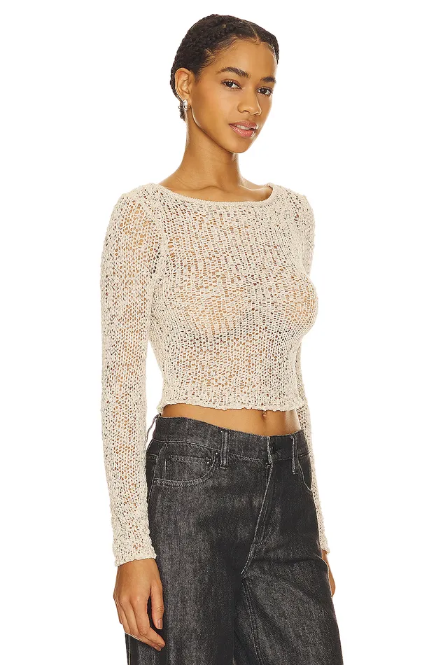 Anders Open Stitch Sweater Cream Women Lovers and Friends Sweaters and Knits Anders Open Stitch Sweater Cream Women Lovers and Friends Sweaters and Knits