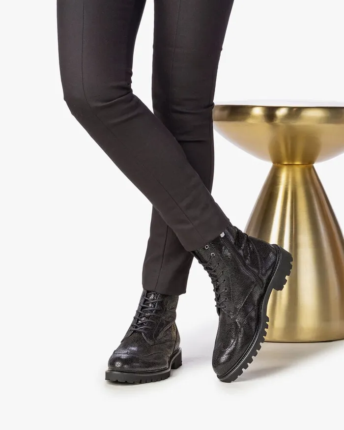 Ankle Boots Women Floris Van Bommel Selsi 0200 Craquele