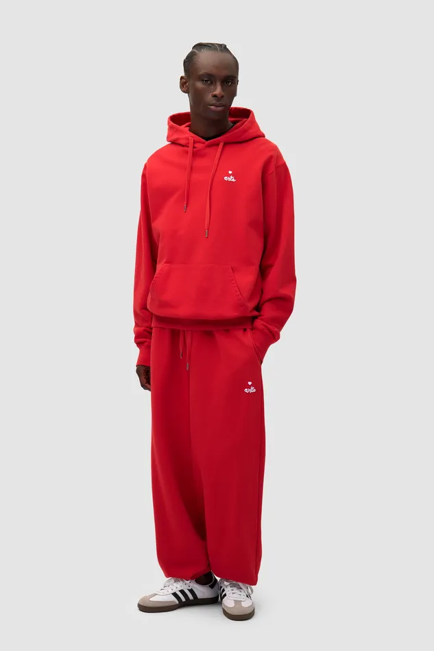 Arte Antwerp Sweat capuche avec logo en forme de cur Men Sweats capuche