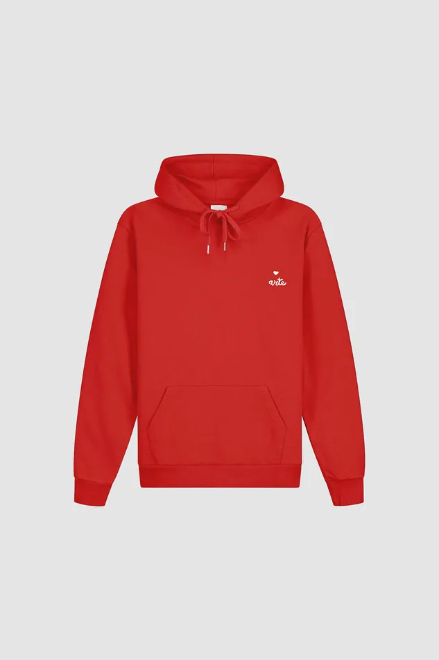 Arte Antwerp Sweat capuche avec logo en forme de cur Men Sweats capuche