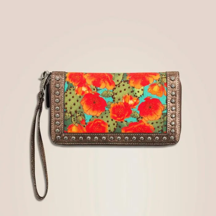 Bags and Wallets Women Ariat Cruiser Clutch Wallet Multi