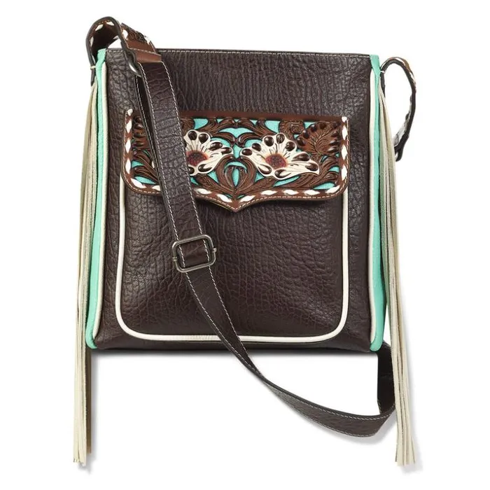 Bags and Wallets Women Ariat Monroe Crossbody Brown