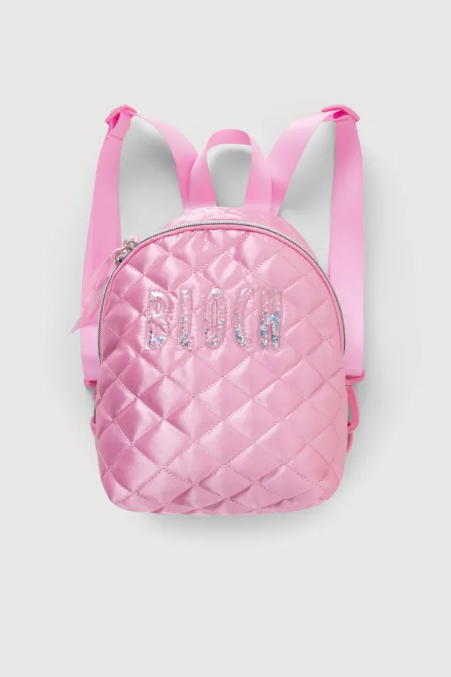 Bags Bloch Accessories Bloch Primary Satin Backpack Candy Pink Satin