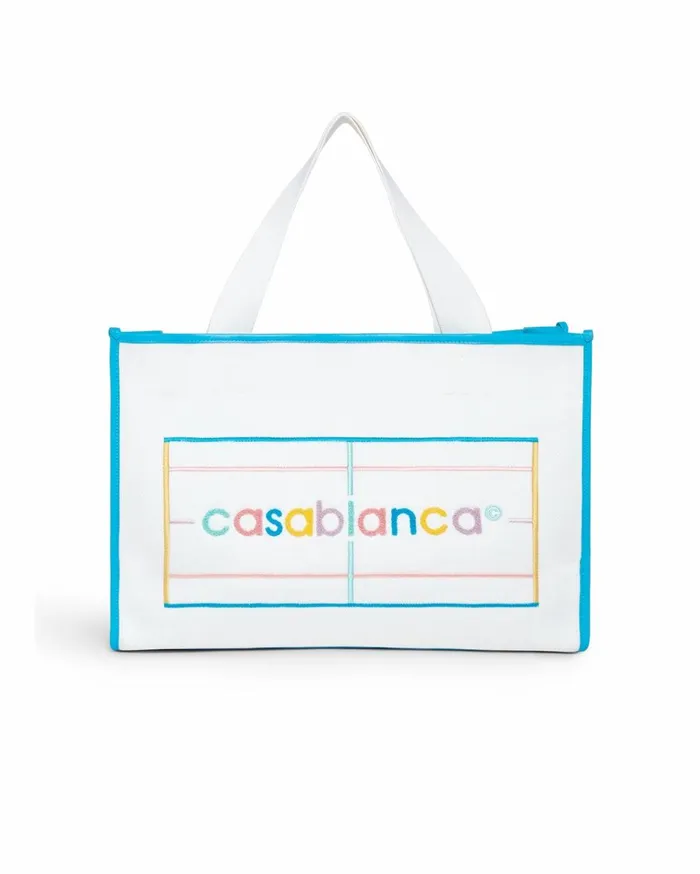 Bags MenWomen Casablanca Paris Knit Shopper Bag