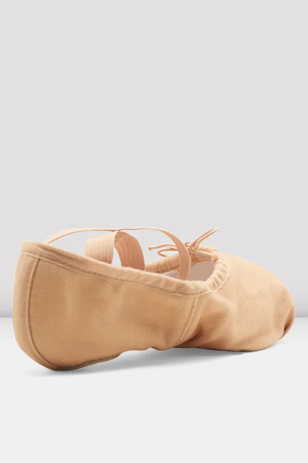 Ballet Adult Ladies Pump Canvas Ballet Shoes Light Sand Canvas Bloch