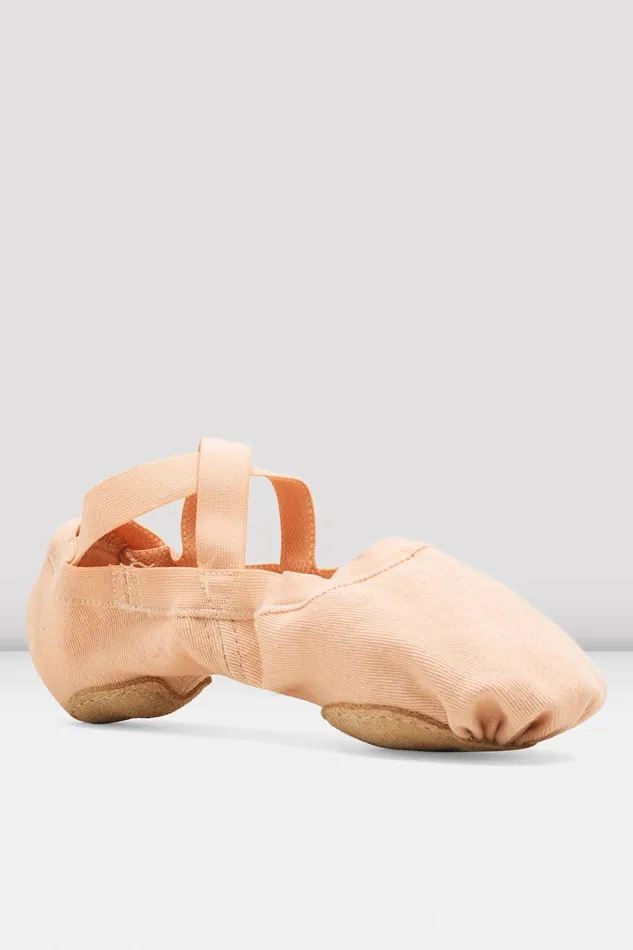 Ballet Adult Ladies Synchrony Stretch Canvas Ballet Shoes Pink Canvas Bloch