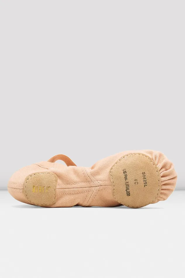 Ballet Adult Ladies Synchrony Stretch Canvas Ballet Shoes Pink Canvas Bloch