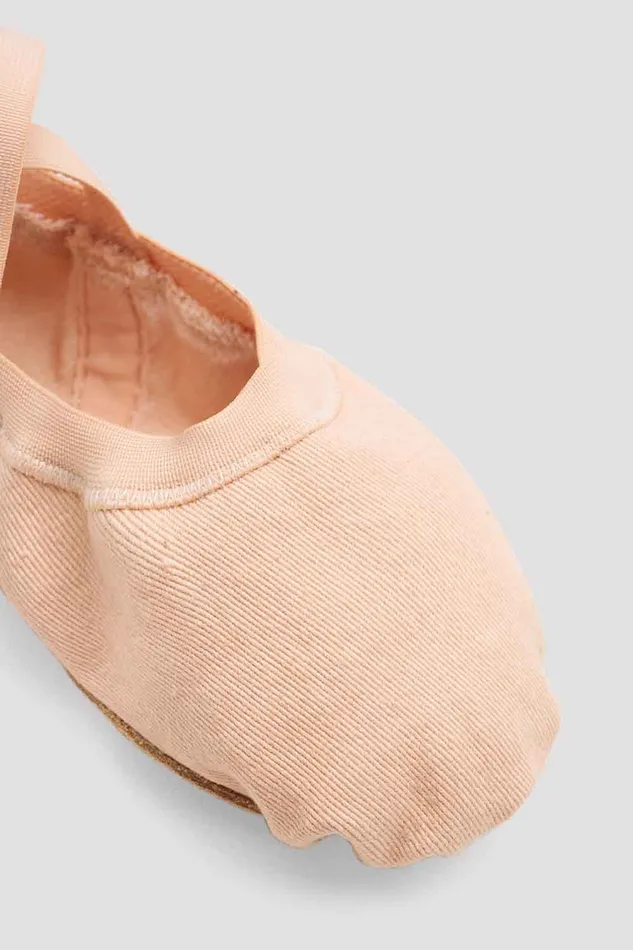 Ballet Adult Ladies Synchrony Stretch Canvas Ballet Shoes Pink Canvas Bloch