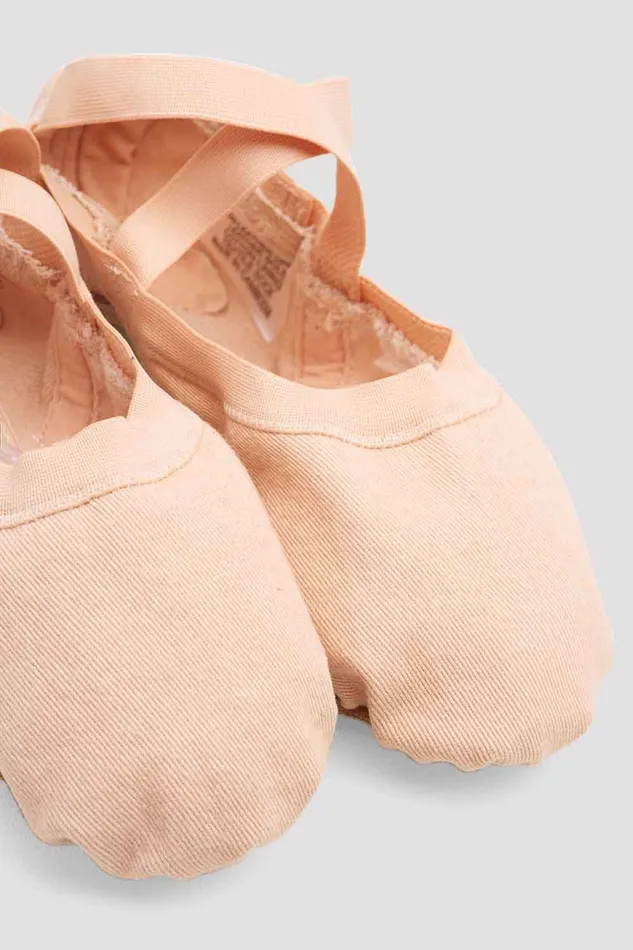 Ballet Adult Ladies Synchrony Stretch Canvas Ballet Shoes Pink Canvas Bloch
