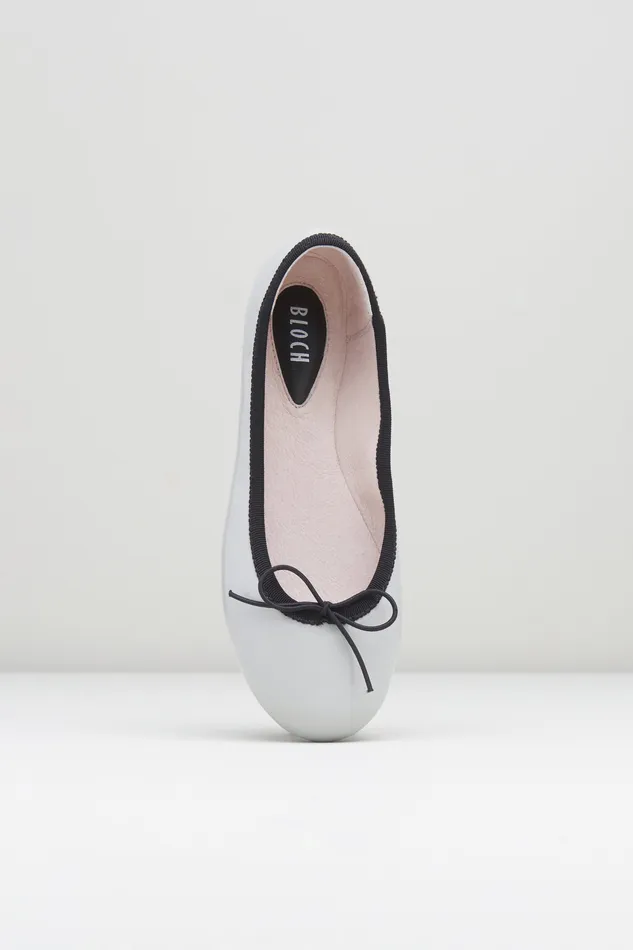Ballet Flats Girls Cressida Ballet Flats Silver Patent 8211 Bloch Children