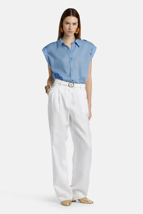 Banchiere Banchiere Military Green Women Blouses and Shirts Luisa Spagnoli