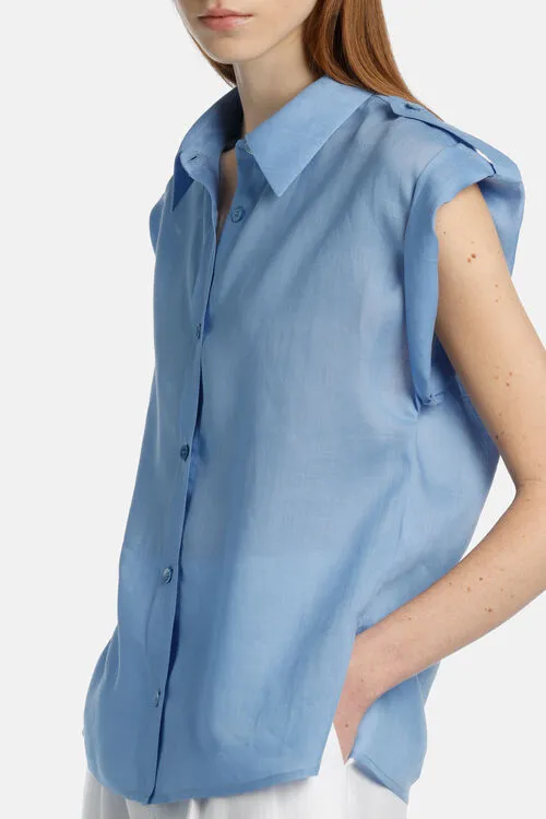 Banchiere Banchiere Military Green Women Blouses and Shirts Luisa Spagnoli