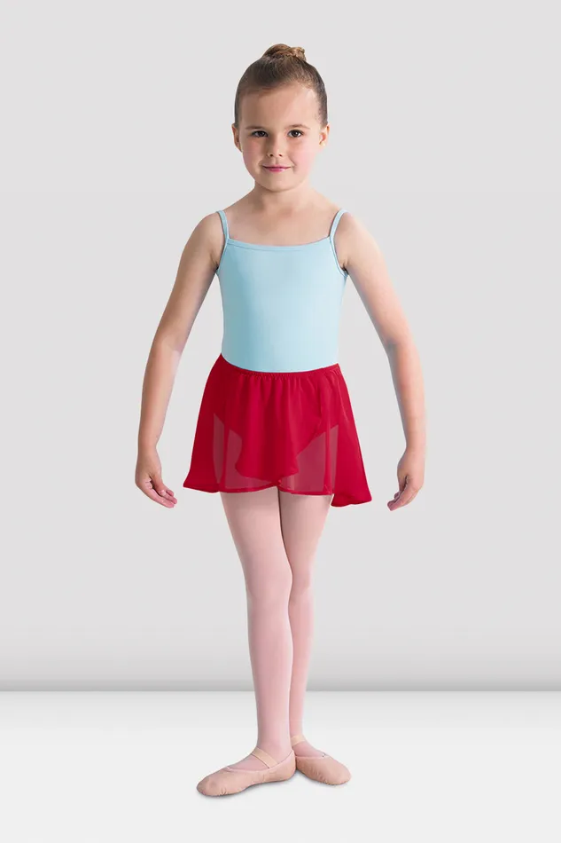 Basics Girls Barre Stretch Waist Ballet Skirt Red Bloch Children