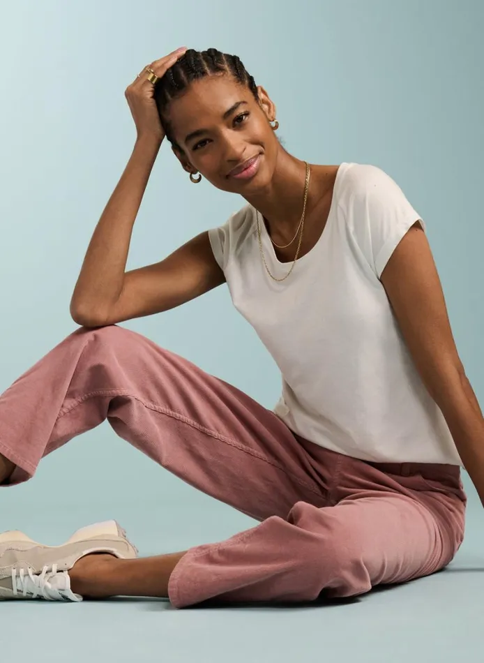 Baukjen Catherine Upcycled Top Pure White Clothing