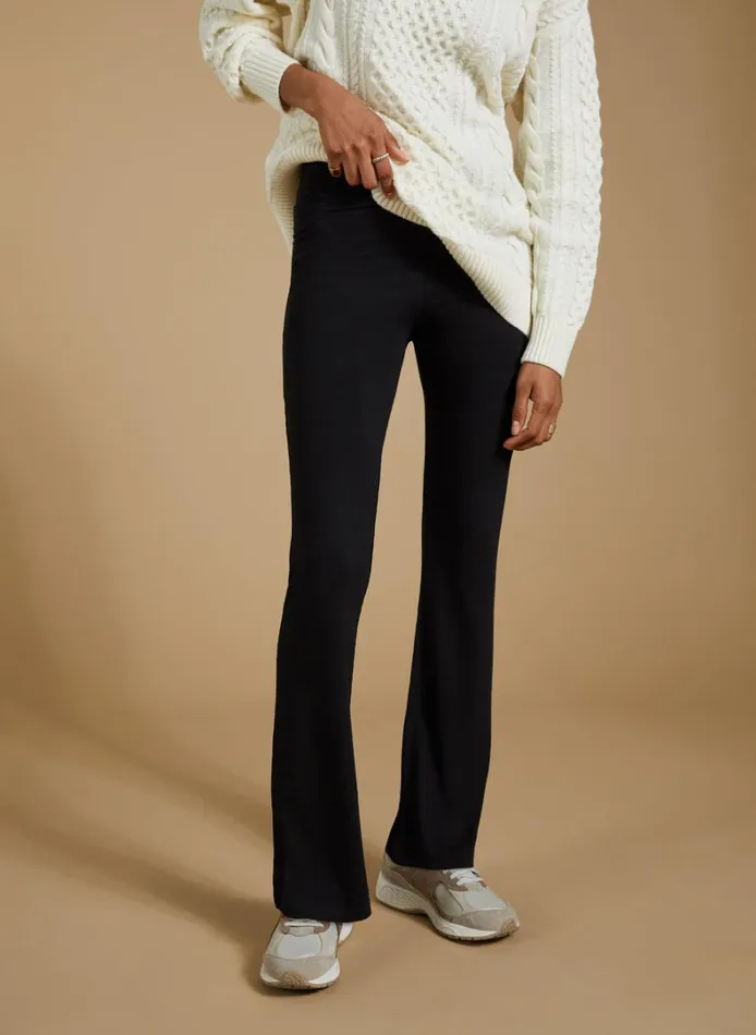 Baukjen Kimberley Flared Pocket Leggings Caviar Black Clothing