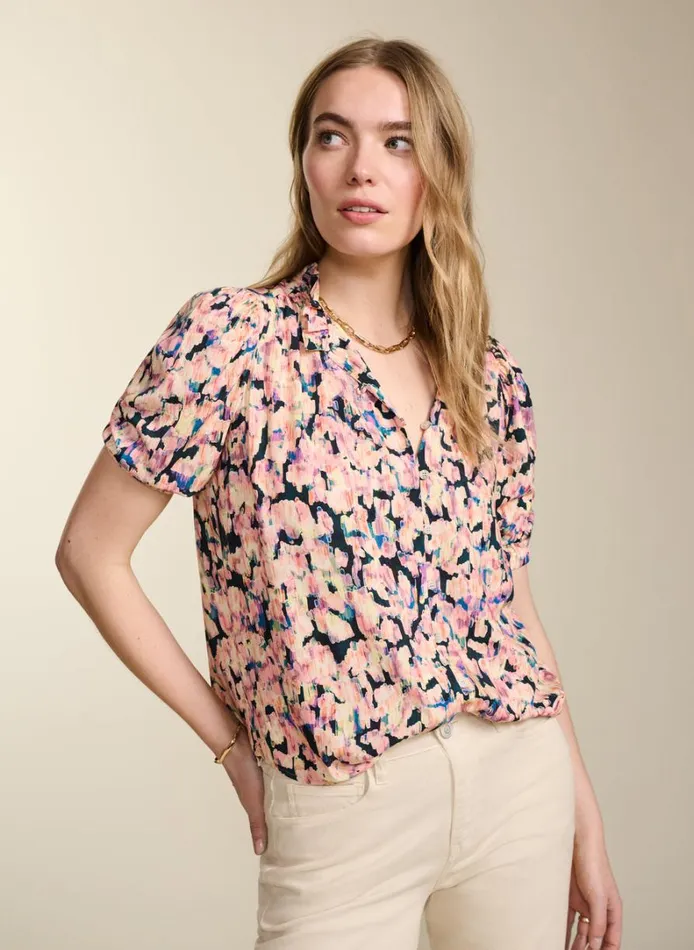 Baukjen Maria Blouse Pink Blur Clothing