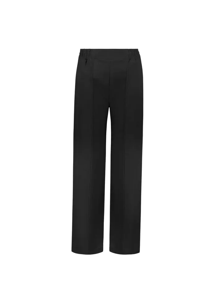 Baukjen Marian Ponte Wide Leg Trousers Caviar Black Clothing