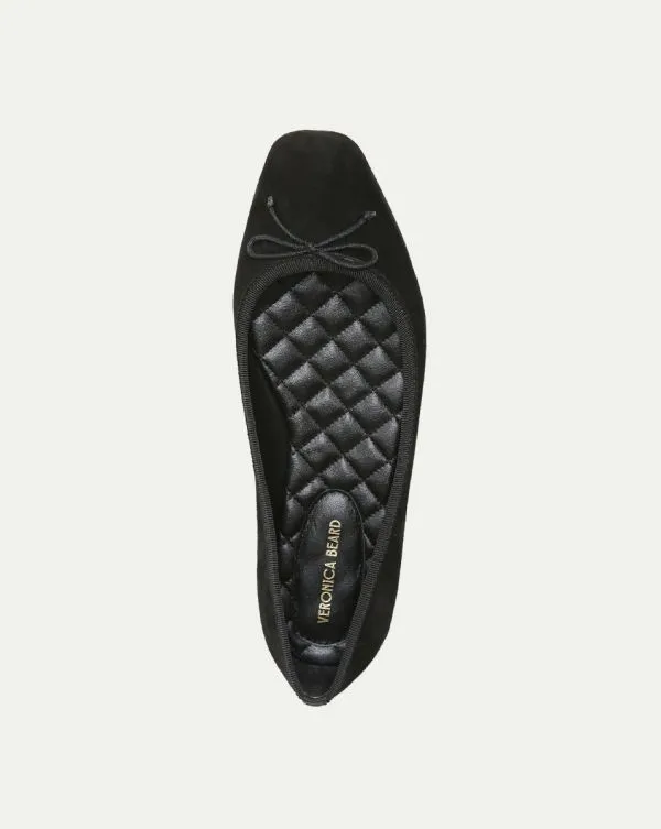 Beatrix Suede Ballet Flat Black Women Veronica Beard Shoes Beatrix Suede Ballet Flat Black Women Veronica Beard Shoes