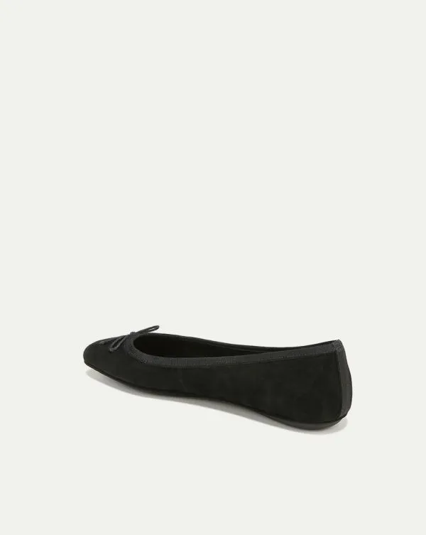 Beatrix Suede Ballet Flat Black Women Veronica Beard Shoes Beatrix Suede Ballet Flat Black Women Veronica Beard Shoes