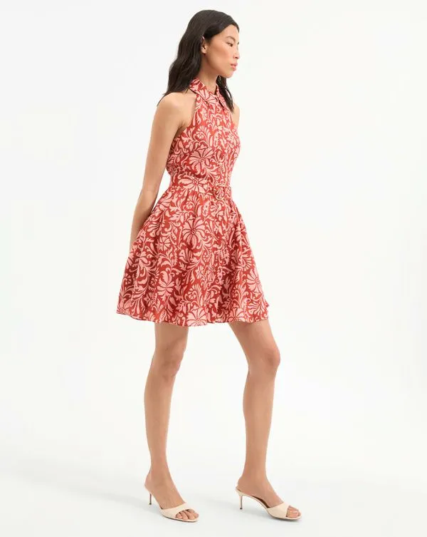 Beau Dress Dark Persimmon Multi Women Veronica Beard Dresses Beau Dress Dark Persimmon Multi Women Veronica Beard Dresses
