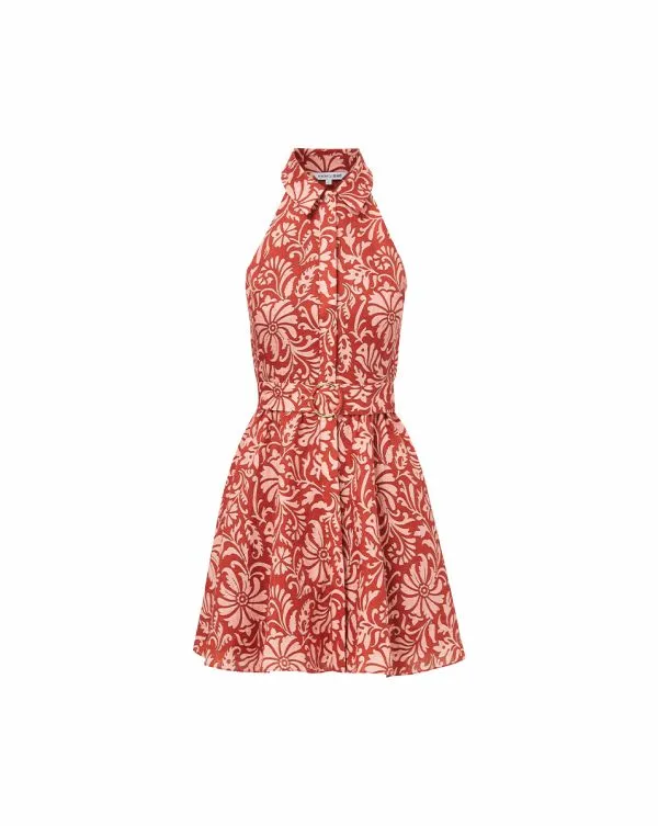 Beau Dress Dark Persimmon Multi Women Veronica Beard Dresses Beau Dress Dark Persimmon Multi Women Veronica Beard Dresses