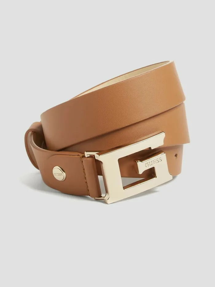 Belts GUESS Women Jess G Logo Belt Cognac