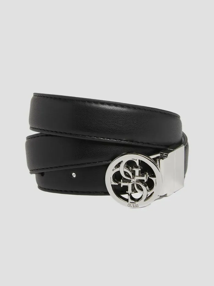 Belts GUESS Women Kristi Reversible Quattro G Skinny Belt Black