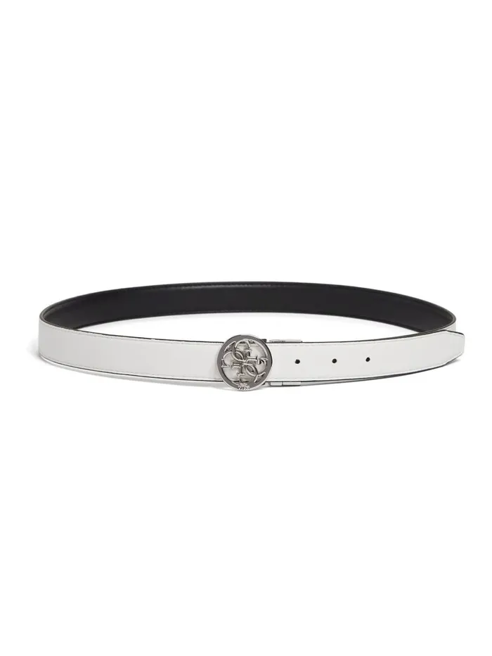 Belts GUESS Women Kristi Reversible Quattro G Skinny Belt Black Belts GUESS Women Kristi Reversible Quattro G Skinny Belt Black