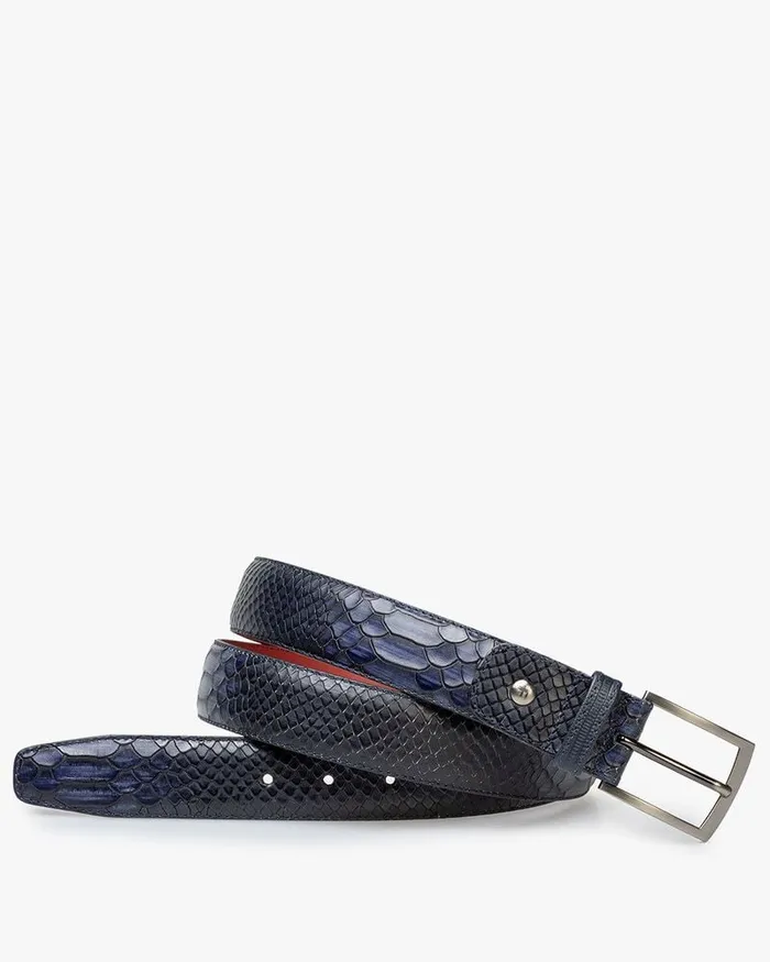 Belts Men Floris Van Bommel De Belter 1012 Reptileprint
