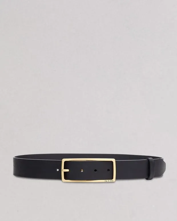 Belts Rebound Leather Belt Black 8211 rag and bone Women