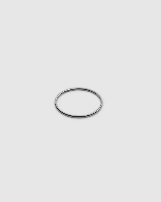 BeltsSunglasses rag and bone WomenMen The Thread Ring Black TitaniumSterling Silver