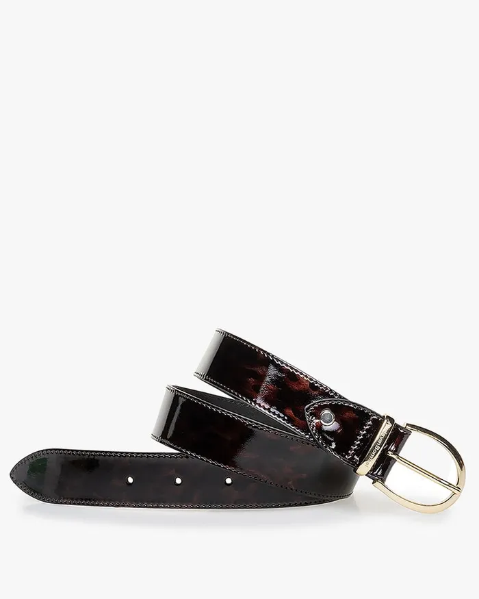 Belts Women Floris Van Bommel De Belter 2649 Patentleather