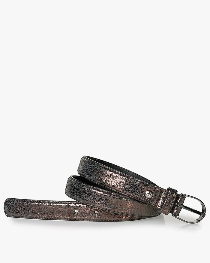 Belts Women Floris Van Bommel De Belter 8615 Metallicprint
