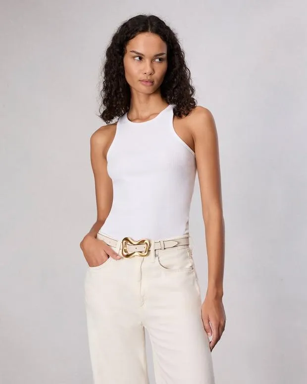 Belts Women Highline Leather Belt Greige rag and bone