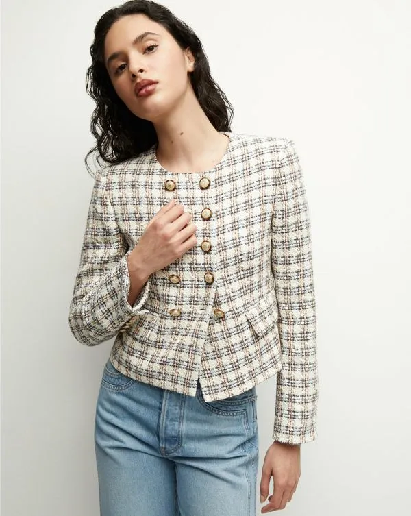 Bentley Tweed Jacket Ivoryandcamel Women Veronica Beard Jackets and Outerwear Bentley Tweed Jacket Ivoryandcamel Women Veronica Beard Jackets and Outerwear